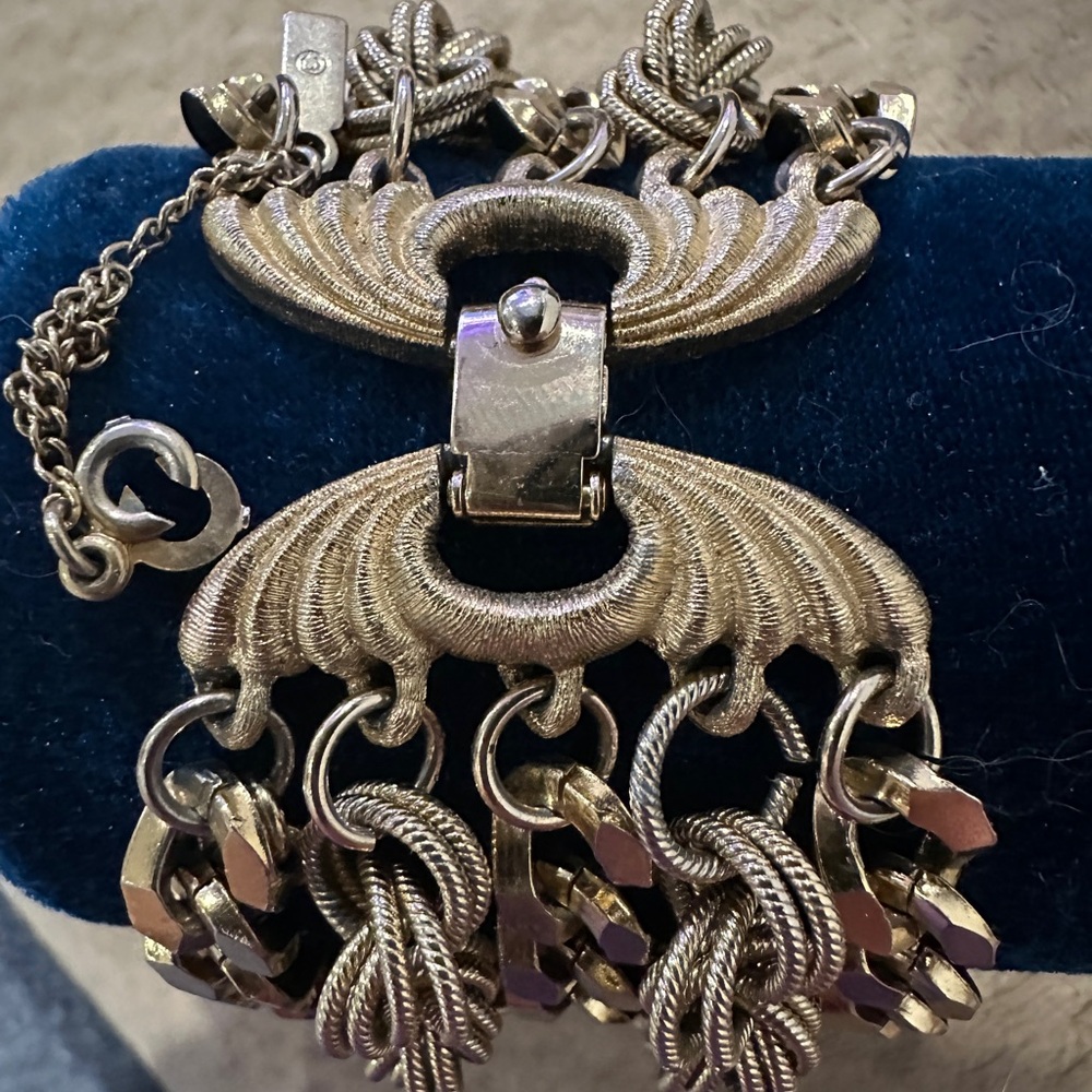 Monet Gold Statement Bracelet
